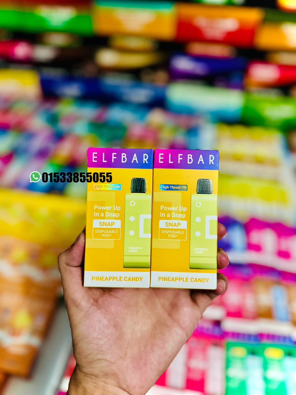 ELFBAR SNAP SMART CARTIDGE 14,000 PUFFS PINAPPLE CANDY