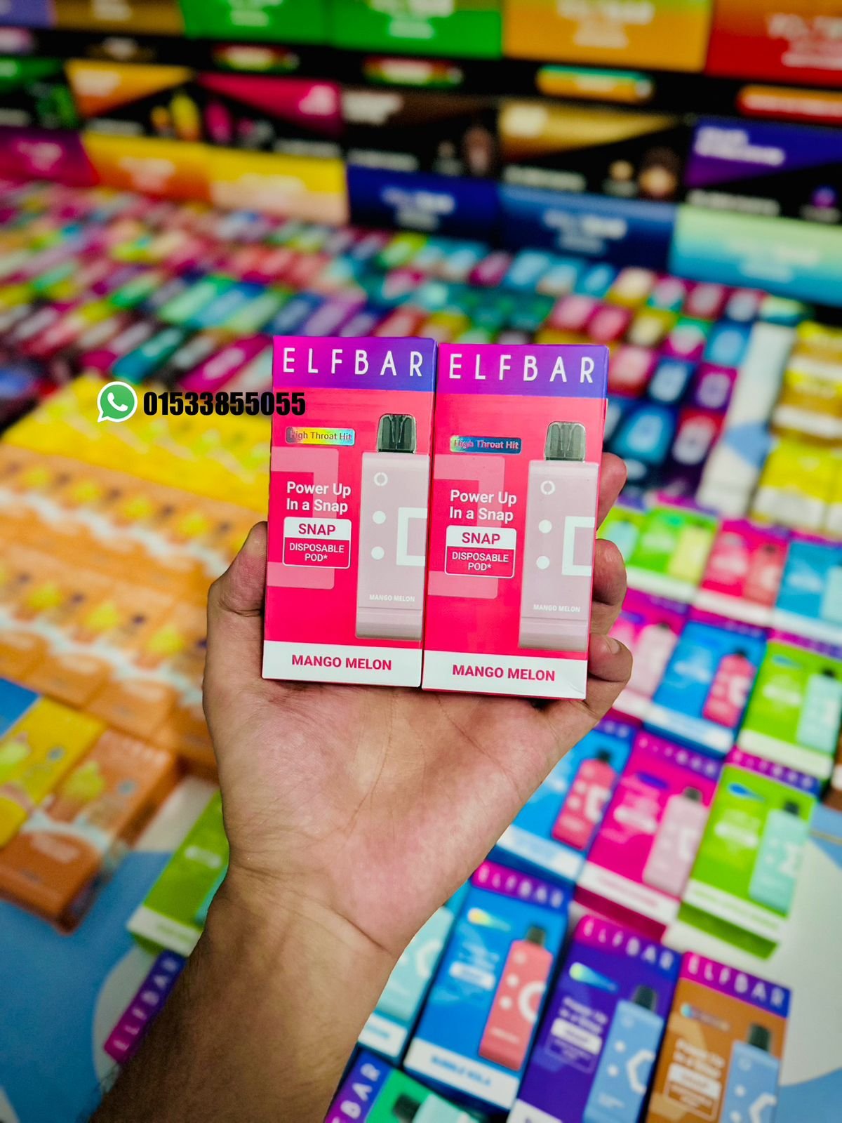 ELFBAR SNAP SMART CARTIDGE 14,000 PUFFS MANGO MELON