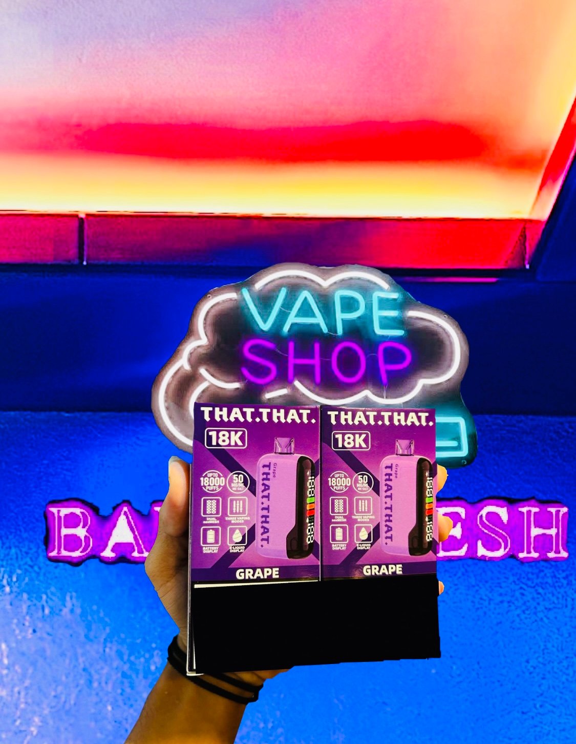 THAT THAT 18,000 PUFFS GRAPE