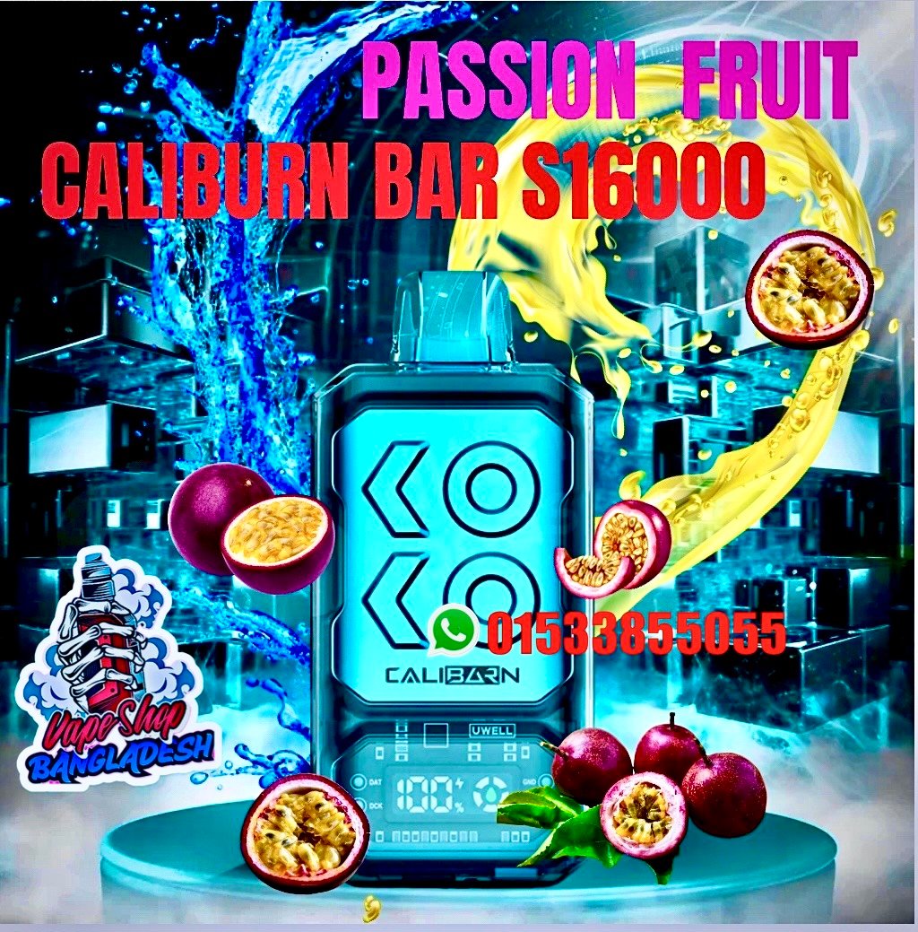 CALIBURN BAR S16000 PUFFS PASSION FRUIT