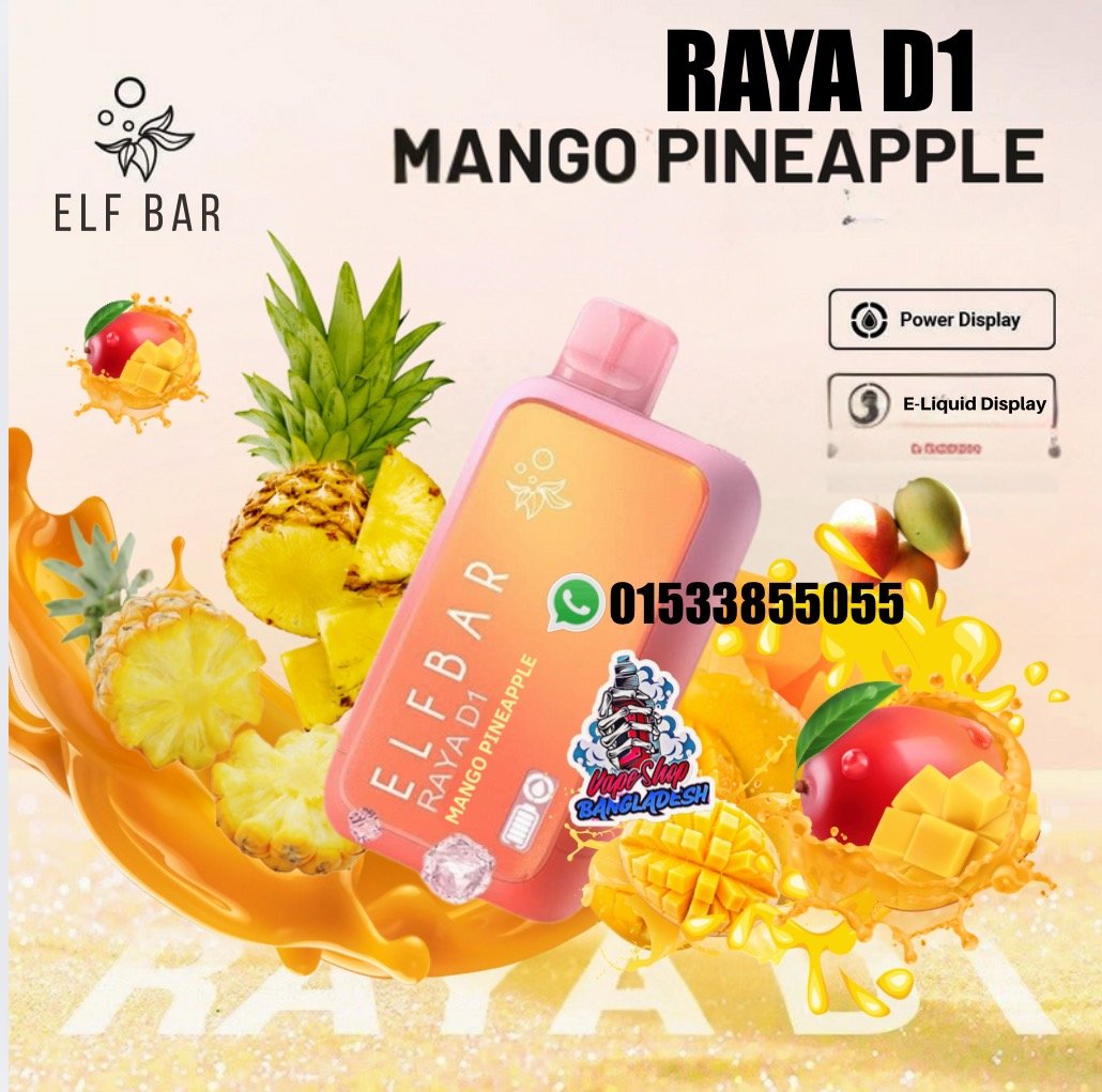 ELFBAR RAYA D1  13,000 PUFFS MANGO PINEAPPLE