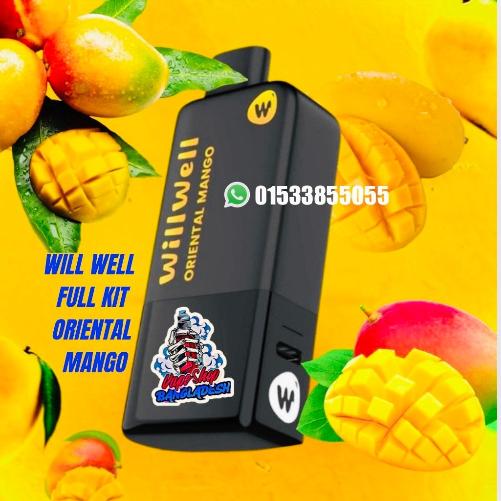 WILL WELL 11,000 PUFFS FULL KIT ORIENTAL MANGO