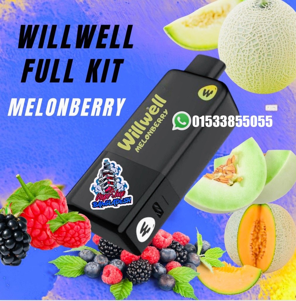 WILL WELL 11,000 PUFFS FULL KIT MELONBERRY