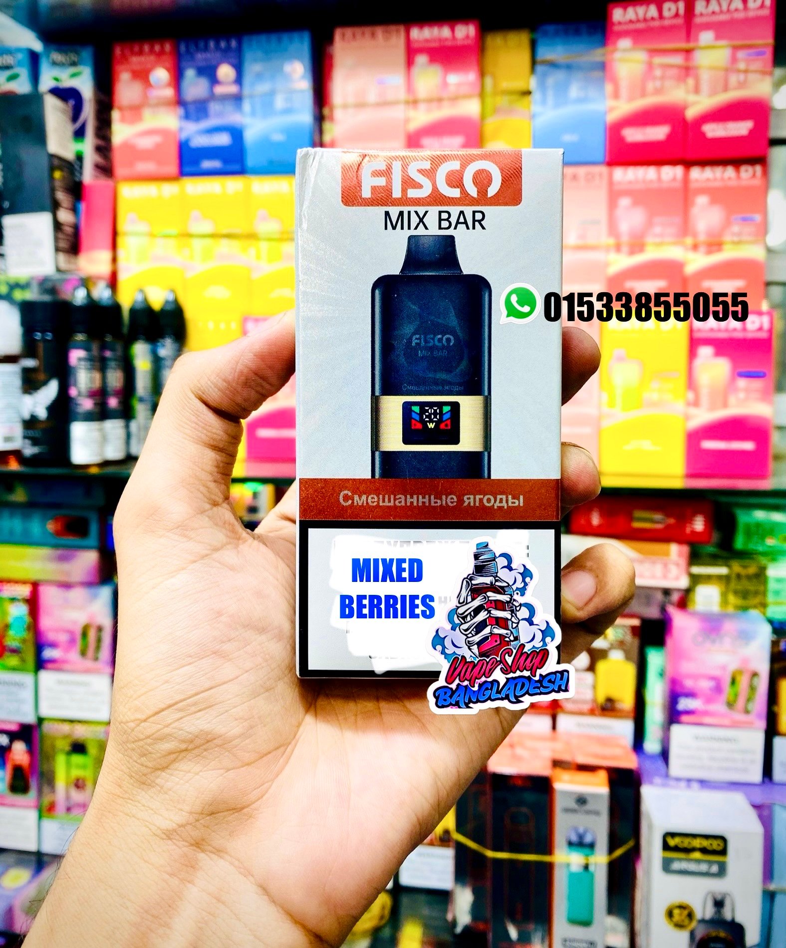 FISCO MIX BAR 12000-16000 PUFFS MIXED BERRIES