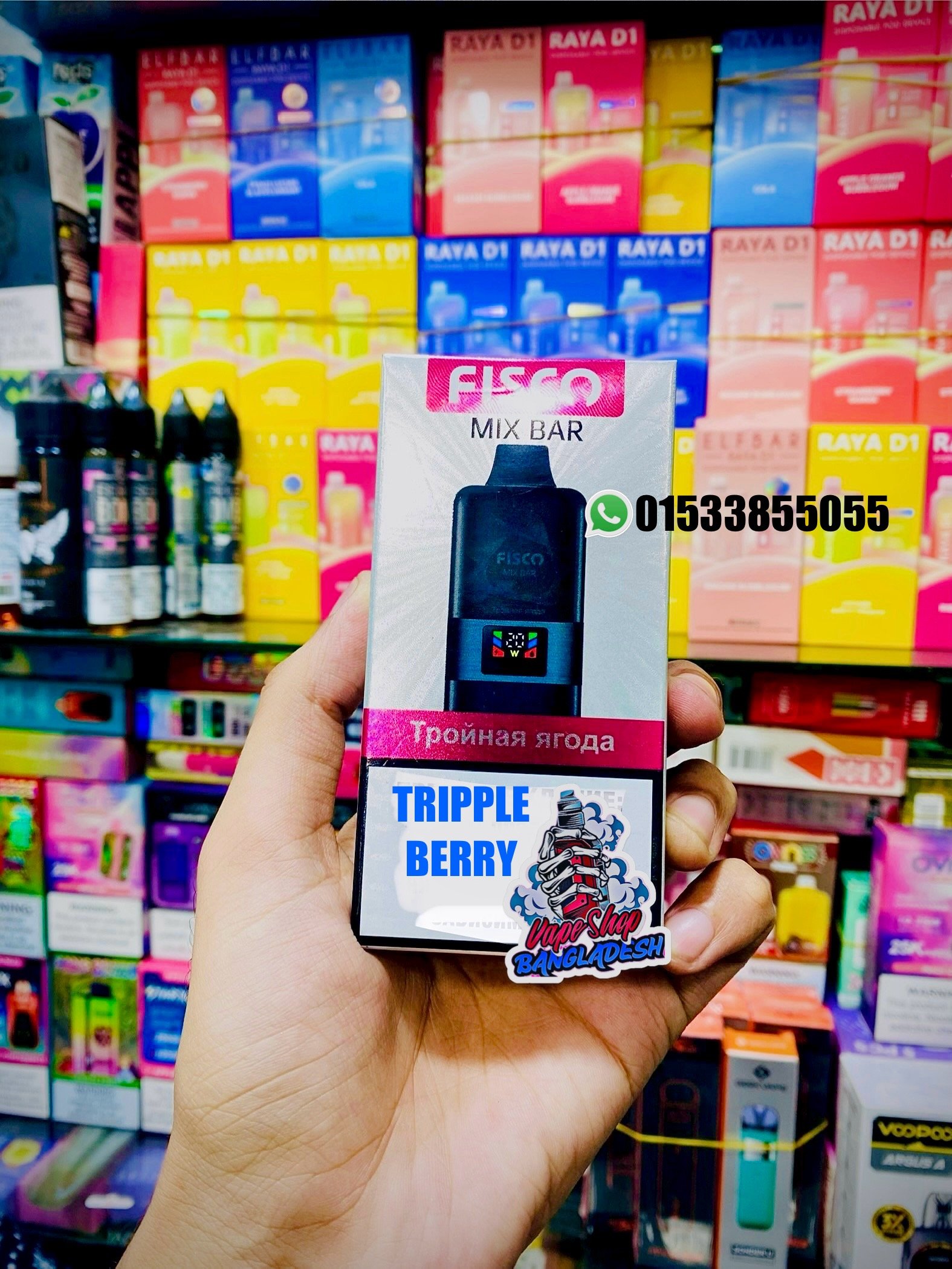 FISCO MIX BAR 12000-16000 PUFFS TRIPPLE BERRY