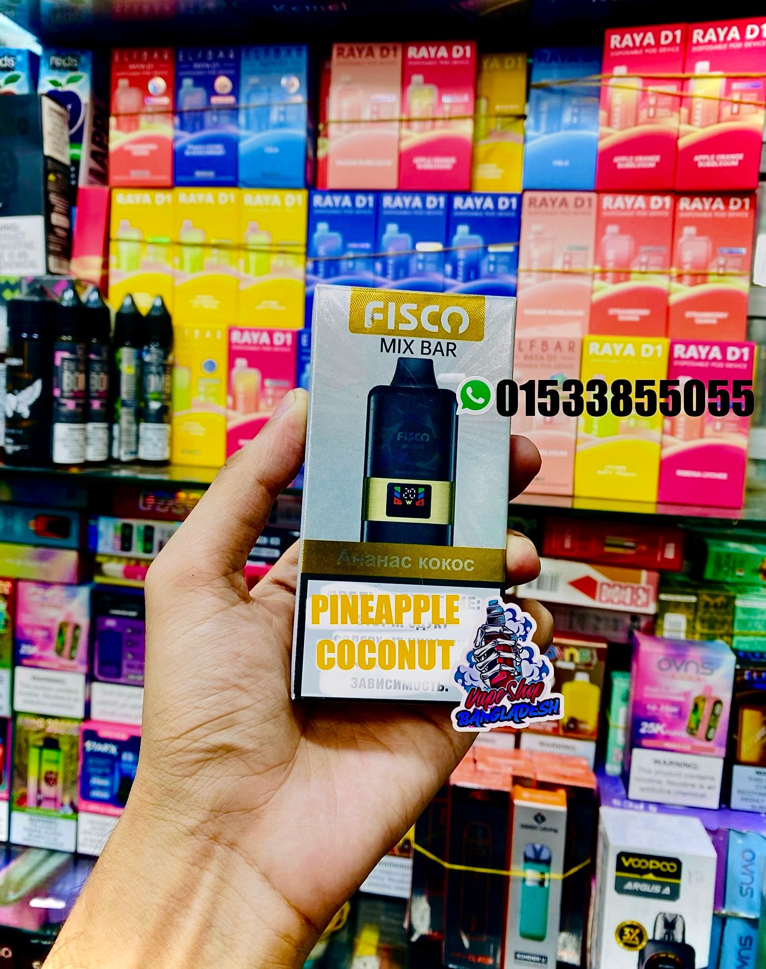FISCO MIX BAR 12000-16000 PUFFS PINEAPPLE COCONUT