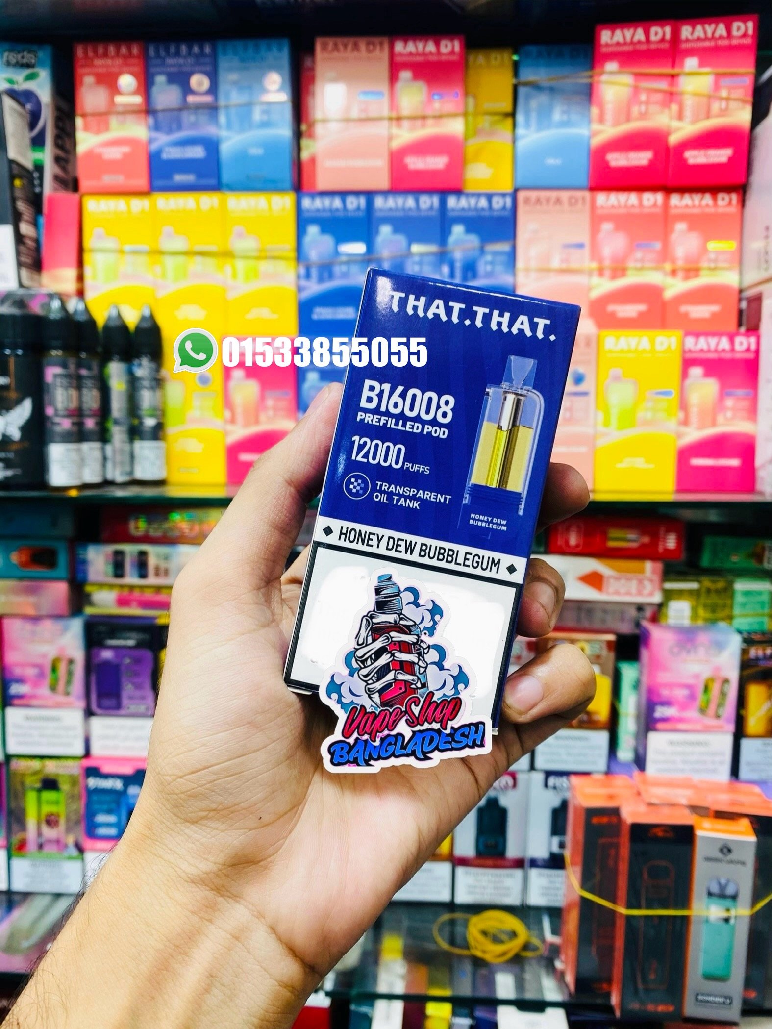 THAT THAT 12,000 PUFFS CARTIDGE HONEYDEW BUBBLEGUM
