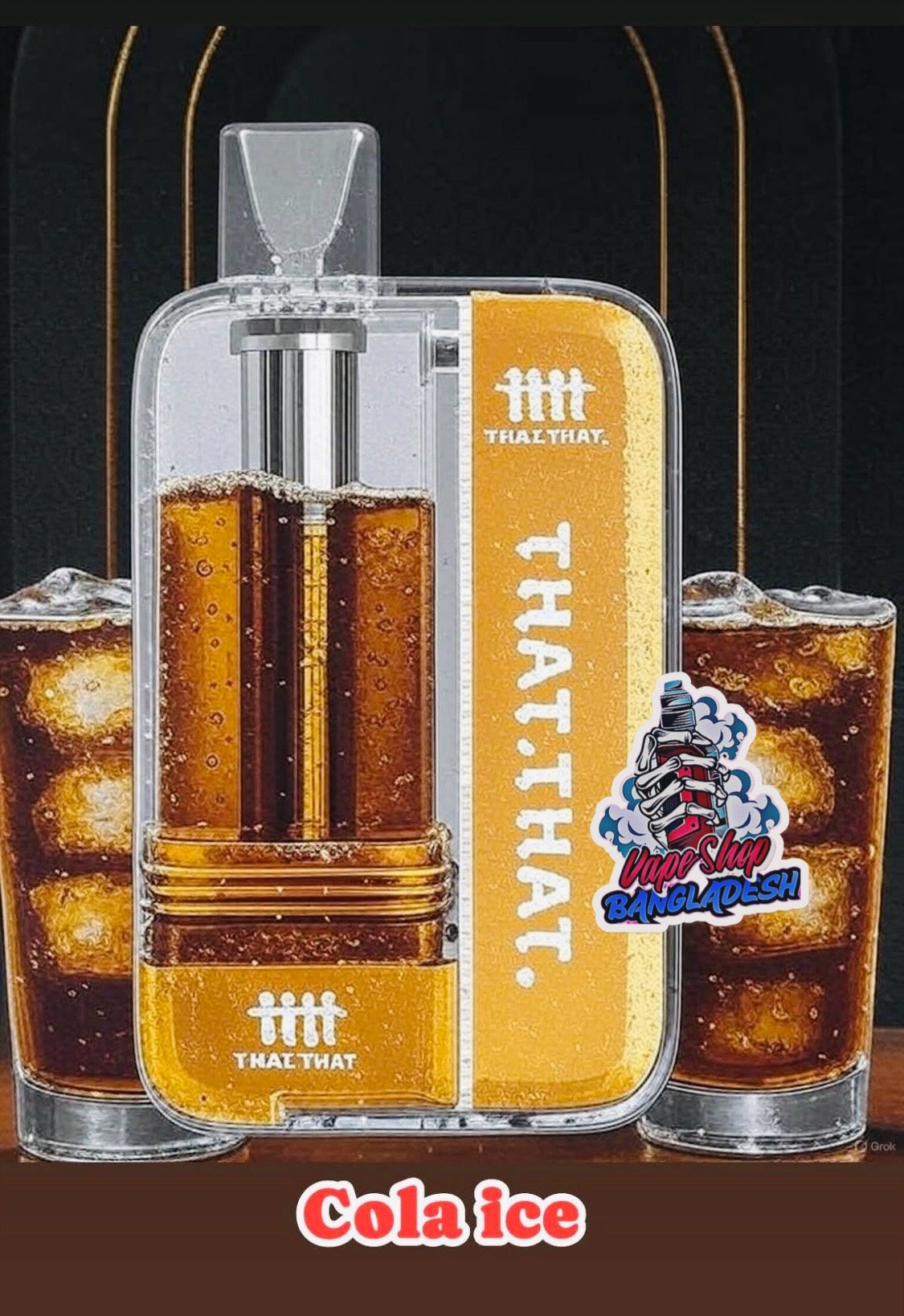 THAT THAT 12,000 PUFFS FULL KIT  COLA ICE